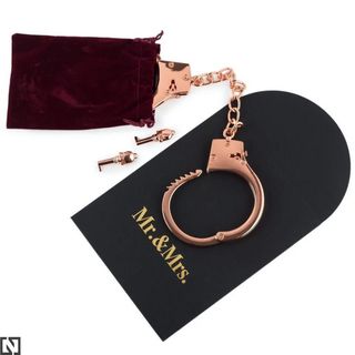 Luxure by Mr.&Mrs. kajdanki metalowe rose gold 4544