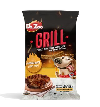 Dr Zoo Grill Bocadios Grilled Steak Dog Snacks, 50g