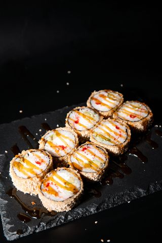 Гарячий рол з крабом (420г/8шт)