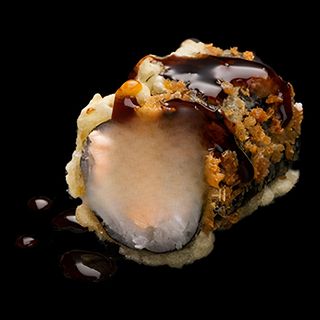 Sake maki tempura
