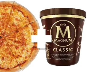 Duża pizza Goły benek + Magnum Classic 0.44l