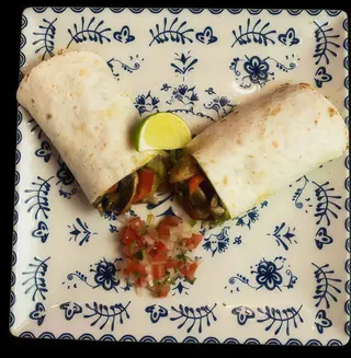 Burrito vegetariano
