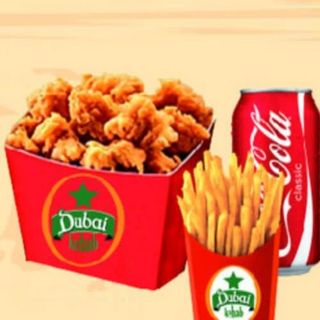 Menú pop corn + patatas + bebida