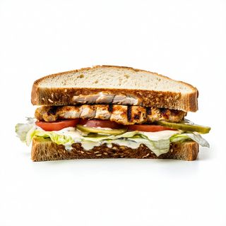 Bocadillo De Especial De Pollo Pan Sándwich