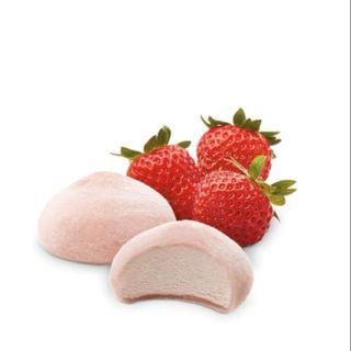 61 - Mochi gelato fragola e panna 2 pezzi