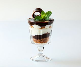 Pahar mousse black & white