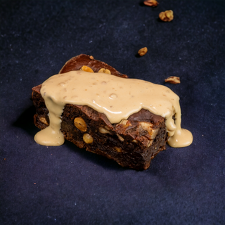 Vegan Banana & Peanut Butter Brownie