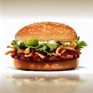 Crispy Barbecue Burger (Poulet)