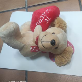 Perrito marrón claro con orejas largas. 