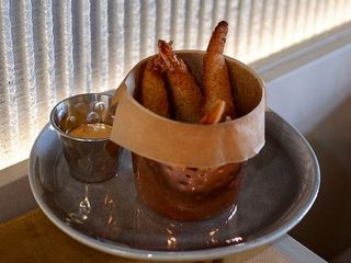 Креветки Темпура з соусом Тар Тар (110g)