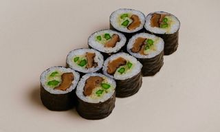 Hosomaki szparag shiitake -8 szt-