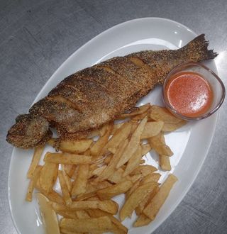 Păstrăv bio în mălai