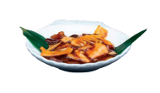 70. Maiale funghi e bambu'