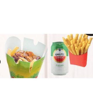 Menú 15 Box Kebab Carne + Patatas + Bebida