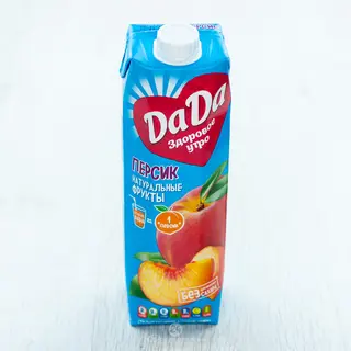 Сок натуральный Da-Da Персик (1л)