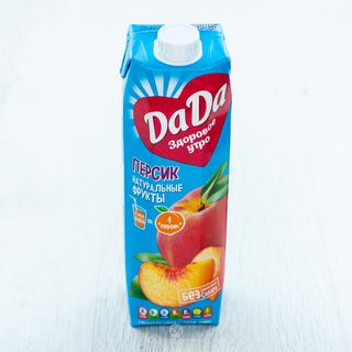 Сок натуральный Da-Da Персик (1л)