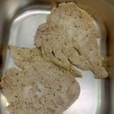 Filete de pollo empanado+ patatas