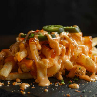 Patatas Con Jalapeños Y Cheddar