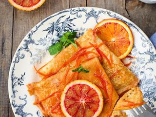 Crêpes Suzette À L'orange