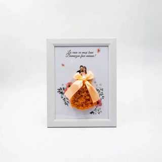 Tablou mic cu licheni - mosi! 15x20