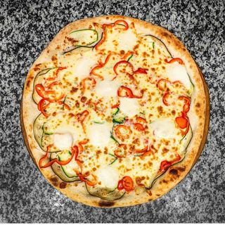 Bianca con mozzarella e verdure - maxi