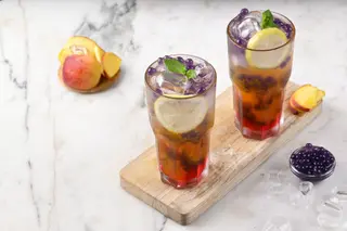 Peach Fusion Boba