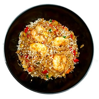 Рис з креветкою і гребiнцем