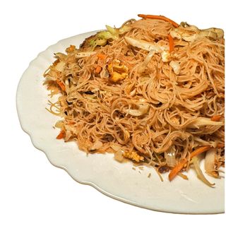 H1-Пържено оризово фиде  с черни гъби и зелечуци （600g）