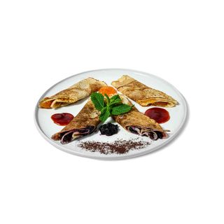 Clătite cu dulceață de fructe de padure