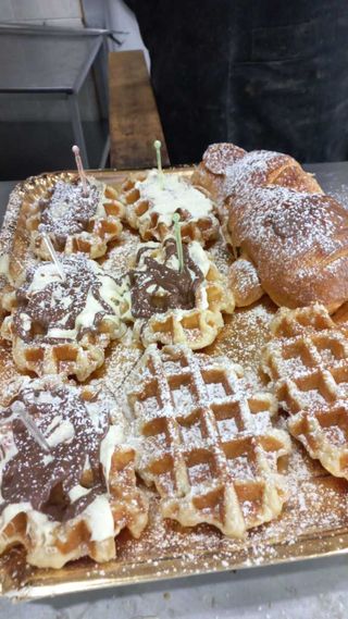 Waffle black & White