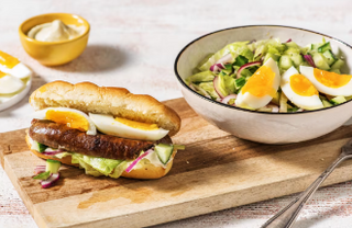 Sandwich Merguez Œuf