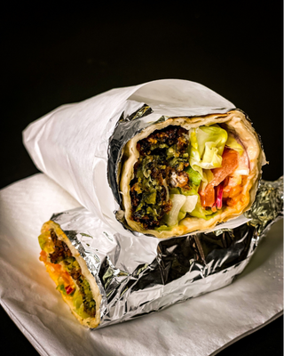 kebab z puszystym falafelem (XXL)