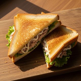 Toast Tonno, insalata, maionese