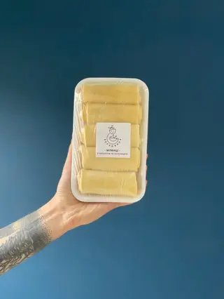 Млинці з творогом і полуницею (500г/5шт)