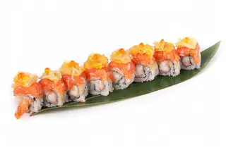 Uramaki scampi roll
