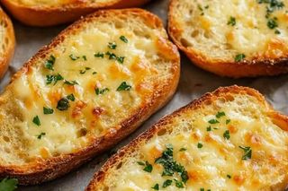 Pain À L'ail Avec Fromage Blanc