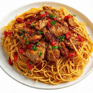 Spaghetti + Chicken