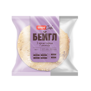 Бейгл з крем-сиром і лососем 200г