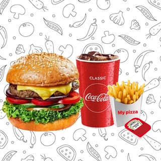 Чизбургер комбо