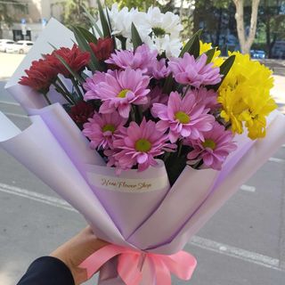 ქრიზანთემების თაიგული  ( 4 ტოტით)