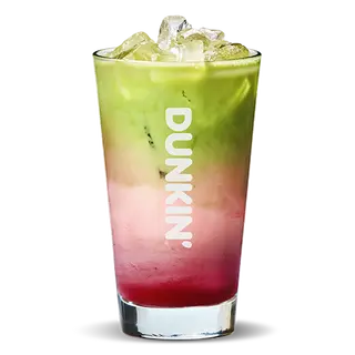 Iced Matcha Latte De Frutas Del Bosque