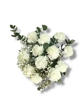 Ramo clavel blanco