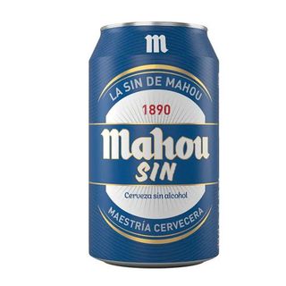 Cerveza Mahou 0.0 Sin Alcohol Lata (330 Ml.)