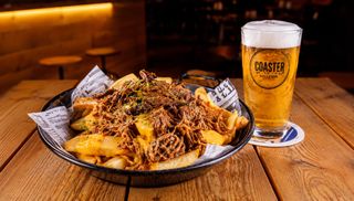 Patatine pulled pork cheddar