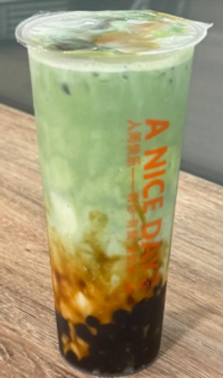Matcha milk tea