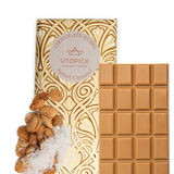 Tableta De Chocolate Rubio 35% Cacao Con Caramelo Salado 