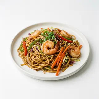 Fideos Con Langostinos