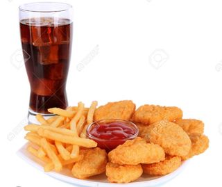 Menú Plato Nuggets (7 Uds.)