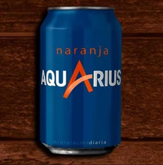 Aquarius Naranja Lata 330 ml.