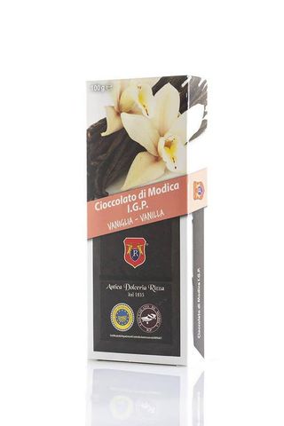 Cioccolato di Modica IGP fondente vaniglia